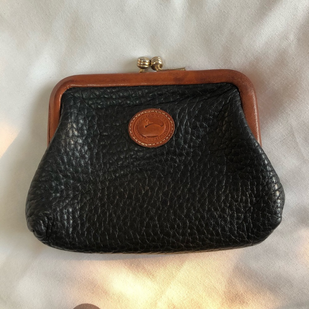 SOLD VTG Dooney And Bourke Kiss Lock Coin Purse
